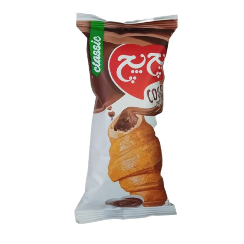 کروسان کاکائویی پچ پچ بسته 36 عددی وزن 50 گرم