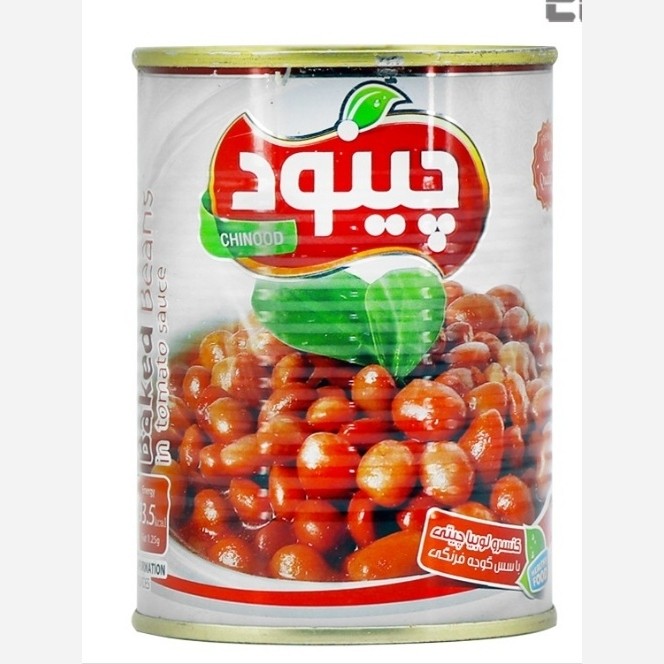 کنسرو لوبیا ساده چینود
